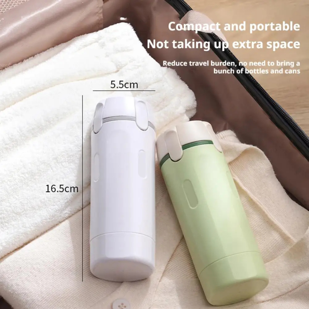 Skincare Dispenser 4 in 1 with mini Compartiments